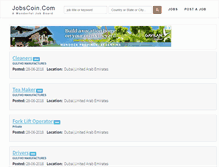Tablet Screenshot of jobscoin.com